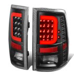 2011 Dodge Ram 2500 Black LED Tail Lights Red C-Tube