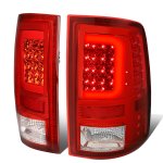 2012 Dodge Ram 3500 LED Tail Lights Red C-Tube