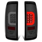 2000 Ford F450 Super Duty Smoked LED Tail Lights C-Tube