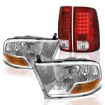 2011 Dodge Ram 3500 Headlights and LED Tail Lights