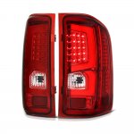 2008 Chevy Silverado 2500HD Custom LED Tail Lights Red