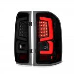 Chevy Silverado 3500HD 2007-2013 Custom LED Tail Lights Black Smoked