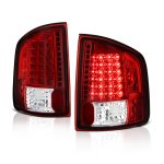 2003 Chevy S10 Red and Clear LED Tail Lights