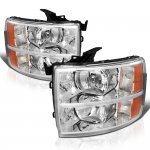 2009 Chevy Silverado Chrome Headlights