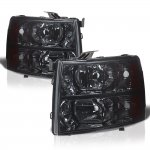 2012 Chevy Silverado Smoked Headlights