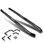 2022 Nissan Frontier King Cab Black Nerf Bars