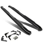 2022 Chevy Colorado Crew Cab Nerf Bars Curved Black 4 Inch
