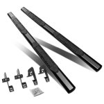 2009 Ford F150 SuperCab Nerf Bars Black 4 Inch