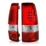 1999 Chevy Silverado Red LED Tail Lights Tube