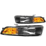 2003 Mitsubishi Galant Black Headlights