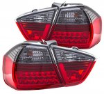 BMW 3 Series 2005-2008 Red Smoked LED Tail Lights