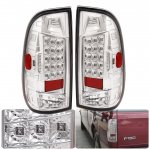 2006 Ford F450 Super Duty Clear LED Tail Lights