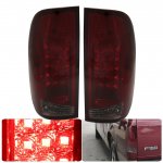 2000 Ford F450 Super Duty Tinted LED Tail Lights