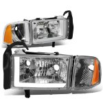 2002 Dodge Ram 3500 Headlights Tube DRL