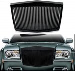 2010 Chrysler 300 Black Phantom Style Vertical Grille