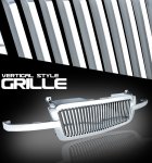 Chevy Silverado 2003-2005 Chrome Vertical Grille