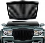 2010 Chrysler 300C Black Phantom Style Vertical Grille