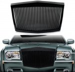 Chrysler 300C 2005-2010 Black Phantom Style Vertical Grille