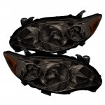 Toyota Corolla 2011-2013 Smoked Euro Headlights