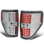 2013 Ford F150 Clear LED Tail Lights