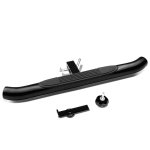 2001 Chevy Silverado 1500HD Receiver Hitch Step Bar Black Curved