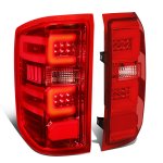 2017 Chevy Silverado 2500HD LED Tail Lights Red C-Tube