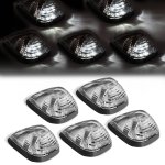 2008 Ford F550 Super Duty Clear White LED Cab Lights