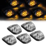 2005 Ford F450 Super Duty Clear Yellow LED Cab Lights