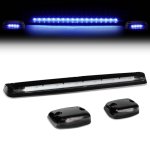 2008 GMC Sierra 3500HD Black Blue LED Cab Lights