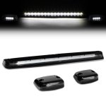 2009 Chevy Silverado 2500HD Black White LED Cab Lights