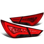 2014 Hyundai Sonata Tinted Tube LED Tail Lights