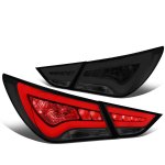 2013 Hyundai Sonata Smoked Tube LED Tail Lights