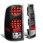 2011 GMC Sierra 2500HD Black LED Tail Lights