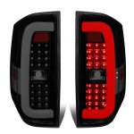 2020 Toyota Tundra Black Smoked C-Tube LED Tail Lights