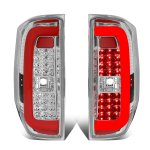 Toyota Tundra 2014-2021 Clear Red C-Tube LED Tail Lights