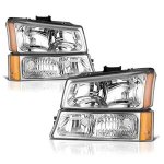 2003 Chevy Silverado Clear Euro Headlights and Bumper Lights