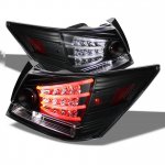 2011 Honda Accord Sedan Black LED Tail Lights