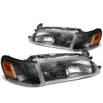 1994 Toyota Corolla Black Headlights