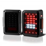 2009 Jeep Wrangler JK Smoked LED Tail Lights