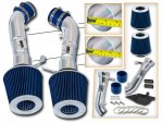 Infiniti G37 2008-2013 Polished Cold Air Intake with Blue Air Filter