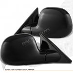 1996 Oldsmobile Bravada Black Manual Side Mirror