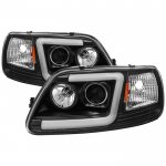 2001 Ford Expedition Black Tube DRL Projector Headlights