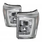 2011 Ford F550 Super Duty DRL Tube Projector Headlights
