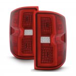 2017 Chevy Silverado 2500HD Tube Full LED Tail Lights