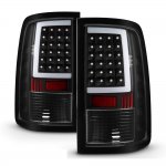 2015 Dodge Ram 3500 Black Neon LED Tail Lights