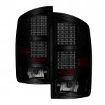 2005 Dodge Ram 2500 Black Smoked LED Tail Lights