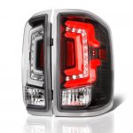 2015 Chevy Silverado 3500HD Black Custom LED Tail Lights