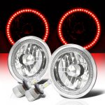 1975 Chrysler Cordoba Red SMD Halo LED Headlights Kit