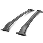 2020 Chevy Suburban Black Aluminum Roof Rack Crossbars