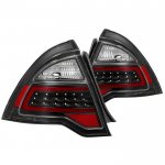 Ford Fusion 2010-2012 New Black LED Tail Lights